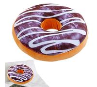 Generic Kids Donut Pillow, 40cm Round Plush Throw Pillow, Cute Donut Shaped Pillow, Decorative for Sofa, Bed, Chair