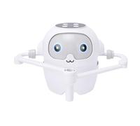 Generic Kids Drawing Robot Smart Interactive Auto Drawing Toy for Learning 12x10x10cm Plastic with 58 Cards (White)