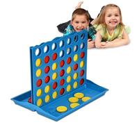 Generic Kids Educational Toy Classic 4 in Row Game for Parent-Child Interaction Eco-Friendly ABS Material 2 Players 25 * 18.7 * 20.5cm