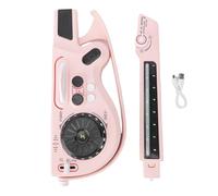 Generic Kids Guitar, Foldable Stringless Electronic Guitar Toy with Built in Battery for Musical Learning, Wireless Connection to Smart Devices, Piano Like Keys, Lightweight and Travel (Pink)