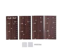 Generic Kids Height Measurement Ruler Precise Wooden Growth Chart Stylish Decor for Children's Nurseries 27.56-70.87in