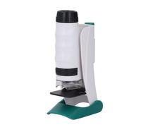 Generic Kids Microscope Educational Toy High Definition 250X Magnification for Science Exploration Outdoor Activities ABS 1 Set