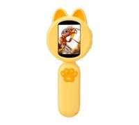 Generic Kids Microscope Toy Handheld Digital Microscope with 2 Inch Screen and 8 LED Lights for Young Scientists Ages 3 to 12 (Yellow)