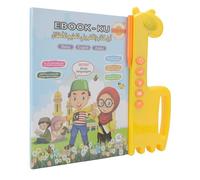Generic Kids Point Reading Learning Machine Numbers Letters Music Stories Kids Language Learning Book with Pen for 3-6 Years Old Practical and Secure Use Malay Arabic English 11 X 10.8in