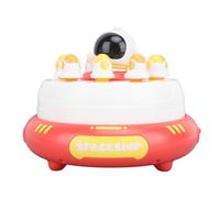 Generic Kids Pop Up Launch Toy Engaging Rotating Board Game for Family Entertainment Durable ABS Material 16 Pcs (Red)