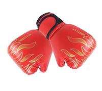 Generic Kids Professional Fighting Boxing Gloves Durable Thickened PU Punching Bag Gloves for Youth Training, Breathable Kickboxing for Sparring, Muay Thai, 1 Pair Boxing (Red)