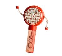 Generic Kids Rattle Bubble Maker Interactive ABS Bubble Wand for Outdoor Fun Light Weight 18x8.3x3.5cm (Red)