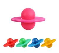 Generic Kids Rock Jumping Ball Balance Board for Outdoor Fun and Exercise, PVC Material, Diameter 25cm, Maximum Load 500kg, Sports Trends (pink)