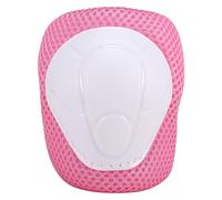 Generic Kids Safety Pads Set, Full Protection Gear Polyester PP Knee Elbow Wrist Guards with Adjustable Straps for Custom Fit (Pink)