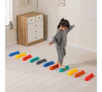 Generic Kids Stepping Stones - Non-Slip Texture Sensory Stepping Stones 6PCS | Portable Obstacle Course | Indoor Outdoor Step Stones to Develop Physical Coordination, VT3QDMTCRRE60KH7O