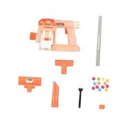 Generic Kids Toy Vacuum Cleaner Role Play Learning Housekeeping Kit with Three Easy-to-Change Attachments Suitable As A Gift for 6 Year Olds , Orange