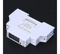 Generic Killawatt Meter, Din Rail 1P Power Consumption Meter Single Phase Energy Energy Monitor for Household Appliances 50Hz AC Grid (DDS6619-001-2.5 (30) A)