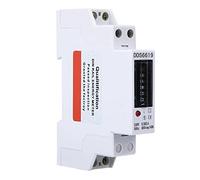 Generic Killawatt Meter, Power Consumption Meter Single Phase Energy Energy Monitor Din Rail 1P for Household Appliances 50Hz AC Grid (DDS6619-001-5 (60) A)