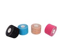 Generic Kinesiology Tape, Cotton Athletic Body Tape 4 Pcs Breathable Elastic Support for Shoulder Knee Wrist Ankle Elbow Finger for Sports Fitness Exercise