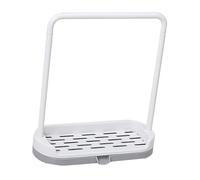 Generic Kitchen Sink Sponge Holder, Space Saving Compact Detachable Kitchen Rag Holder, Stylish and Easy to for Worktop (Grey)