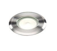 Generic Knightsbridge Ip65 High Output Led White Mini Ground Light With Cable, Metal, 1 W, Silver