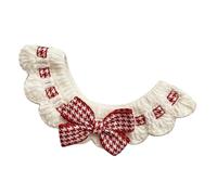 Generic Knitted Cat Bib, Wool Decorative Pet Collar for Photography (M (25-30cm))