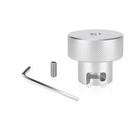 Generic Knob for Harbor Freight Hydraulic Press, 3/8"" Bottle Jack Valve Release Screw, Made of Excellent 6061 Aluminium, Silvery