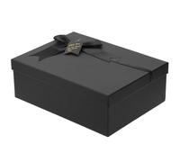 Generic Kraft Paper Box with Bow Knot Ribbon 32x24x11cm 1pcs Graduation Present Packaging Box for Lipstick and Cosmetics Decorative for Special Occasions