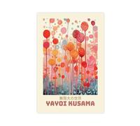 Generic Kusama Yayoi Print Poster Canvas Wall Art Vintage Art Painting 16x24inch (40x60cm) Bedroom Decor Office Room Decor Gift Unframed