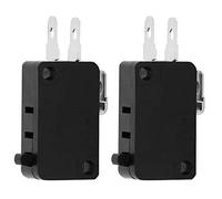Generic KW3AT-16 Microwave Oven Door Micro Switch Durable Normally Closed for Oven Use 2 Pack ABS Material