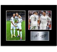 Generic Kylian Mbappe And Jude Bellingham 2024 Football Players A4 Unframed Plaque Wall Art Print Photo Mount Dressing Room