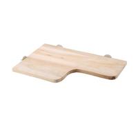 Generic L Shaped Wooden Springboard Toy for Small Pets Natural Climbing Platform and Jumping Activity - Sturdy Safe Design