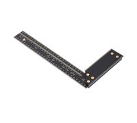 Generic L Type Ruler Strong Aluminum Alloy Scribing Tool for Woodworkers Right Angle Marking 300mm