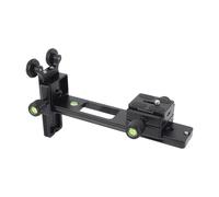 Generic L200 Telephoto Lens Bracket with Arrow Storage Case Plate for SLR Camera Support Stability in Black Aluminum Alloy 5KG Load Capacity