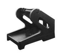 Generic Label Holder Shipping Label Stand Desktop Printer Accessory Compact Shipping Label Roll Holder for Rolls and Fanfold Labels, Black