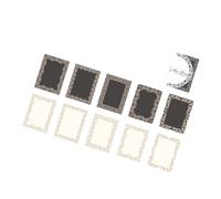 Generic Lace Self-Adhesive Stickers, Soft and Durable, 10 Sheets Scrapbooking Stickers for Letters (Square)