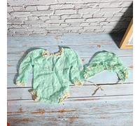 Generic Lace Suits of The Photograph of The Photography The Newborn Baby The Lace Costume Suit for Babies, Exquisite for 0-8 Weeks Old, for The Newborn or The Halloween Costume (Light Green)