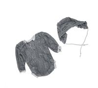 Generic Lace Suits of The Photograph of The Photography The Newborn Baby The Lace Costume Suit for Babies, Exquisite for 0-8 Weeks Old, for The Newborn or The Halloween Costume (Gray)
