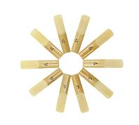 Generic LADE Alto Sax Reed Strength 2.5 Set of 10 Quality Bamboo Replacement Accessories for Alto BB Saxophones