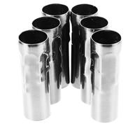 Generic Lamp Holder with Soft Lighting and Excellent Light Reflection 6pcs E14 Iron Candle Sleeve Classic Elegant Design for Chandelier Suitable for DIY Vintage French Country Pendant