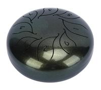Generic Language Drum Kit, Handpan Easy Playing Durable Portable with Hammer to Play (Starry sky green)