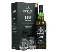 Generic Laphroaig Lore Gift Pack with 2x Glasses Whisky
