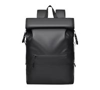 Generic Laptop Backpack Casual Capacity Oxford Material Waterproof Portable Structure Suitable for Travel Work Time, Black