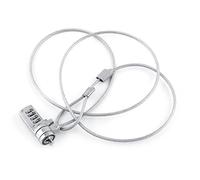 Generic Laptop Lock Cable Chain Cable Chain Theft Deterrent 4 Digit Password, Plated Steel Alloy, Secure Solution for Notebooks and Desktops