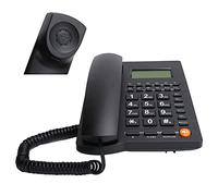 Generic Large Button Desktop Corded Telephone with Caller ID, HD Call Quality for Office and Elderly, ABS Material