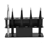 Generic Large-Capacity Eyelash Tweezers Display Stand Beautiful 8-Hole Design Prevent Bumping for Nail Salon 100% Acrylic