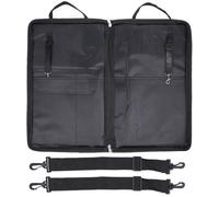Generic Large Capacity Professional Drumstick Bag Oxford Cloth Mallet Storage Pouch with Handles and Straps for Musicians Practice Live Gigs and Lessons