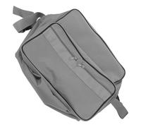 Generic Large Capacity Wheelchair Storage Bag Quick-Attach Electric Wheelchair Backpack for Travel Hanging Organizer with Secure Straps for Walkers Strollers Gray