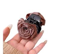 Generic Large Hair Clip with Dried Rose Clasp at the Back of the Head for Women(03,13cm)