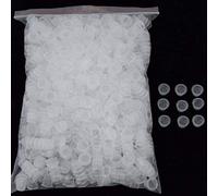 Generic Large Ink Caps,Tattoo Ink Cups Caps 1000pcs #15 Large Size Pigment Cups Microblading Ink Caps for Tattoo Pigment Ink Tattoo Supplies and Equipment(1000L), White