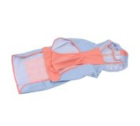 Generic Large Rain Jacket for Dogs, Windproofing Coat with Hood with Hood with Hole for the Leash for Rainy Days (XL)