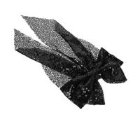 Generic Large Sequin Hair Bow Clip for Women and Fabric Butterfly Hair Clip with Shimmering Embellishments Comfortable Sparkly Accessory for Ponytails and Special Occasions