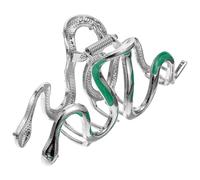 Generic Large Snake Hair Claw Clip Metal Jaw Clip for Thick Hair, Alloy Material with Chic Elegant Design, for Shopping and Working