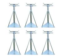Generic Large Static Caravan Axle Stand x 6 Mobile Home Supports 6-Pack UK Made Wide Top (Large 15"" - 20"")