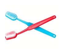 Generic Large Toothbrush Decor Big Toothbrush Prop 15.5 Inch Eye Catching Lightweight for Party Pranks, ABS Soft Material, 2 Pcs (2 Packs)